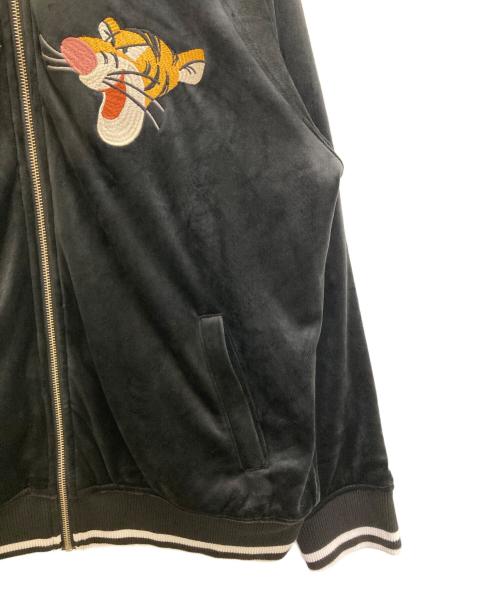 DISNEY（ディズニー）Disney (ディズニー) 別珍ブルゾン ブラック サイズ:Ⅼの古着・服飾アイテム