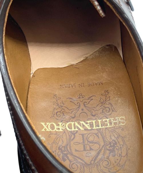 SHETLAND FOX（シェットランドフォックス）SHETLAND FOX (シェットランドフォックス) ブローグシューズ ブラウン サイズ:6 1/2の古着・服飾アイテム