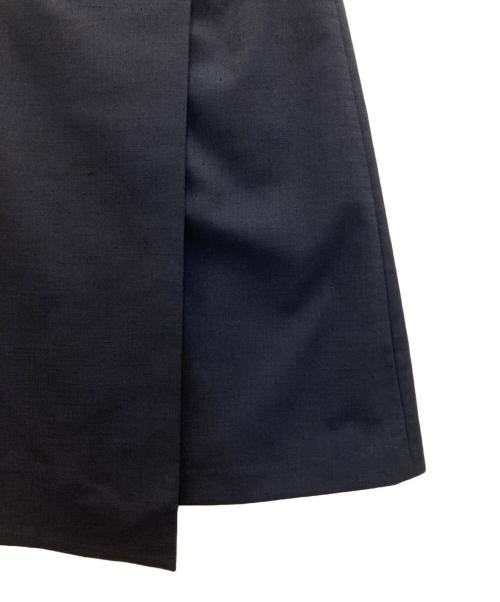 KUMIKYOKU（クミキョク）KUMIKYOKU (クミキョク) ラップスカート ネイビー サイズ:Sの古着・服飾アイテム