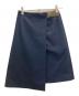 KUMIKYOKU（クミキョク）の古着「ラップスカート」｜ネイビー