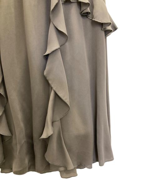 COCODEAL（ココディール）COCODEAL (ココディール) フリルディテールフレアマーメイドスカート グレー サイズ:Sの古着・服飾アイテム