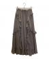 COCODEAL（ココディール）の古着「フリルディテールフレアマーメイドスカート」｜グレー