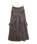 COCODEAL (ココディール) フリルディテールフレアマーメイドスカート グレー サイズ:S：5000円