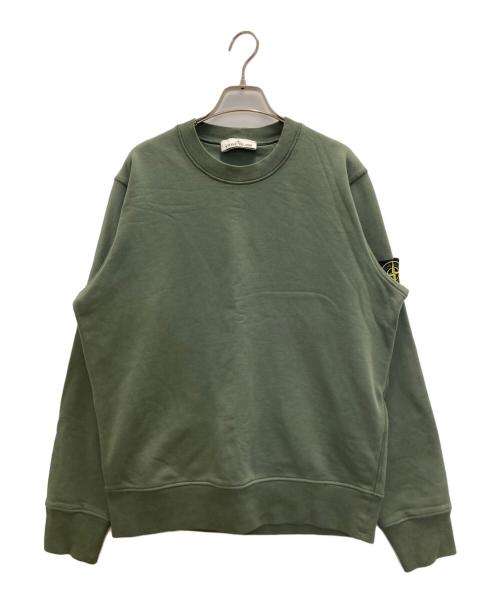 STONE ISLAND（ストーンアイランド）STONE ISLAND (ストーンアイランド) SWEAT SHIRTS グリーン サイズ:Ⅿの古着・服飾アイテム