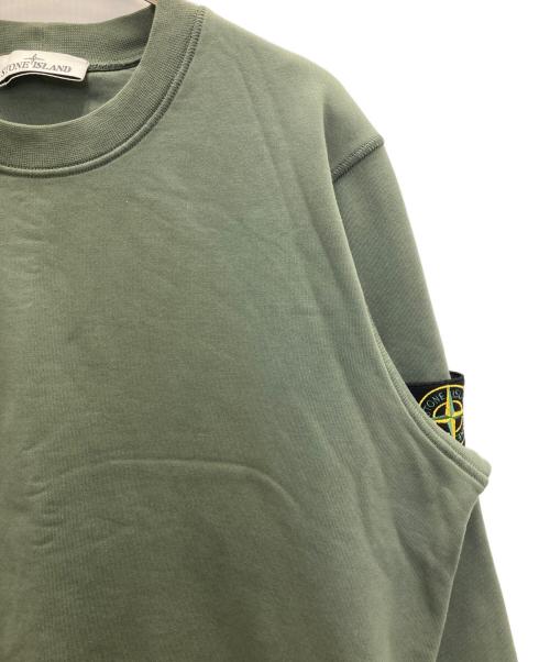 STONE ISLAND（ストーンアイランド）STONE ISLAND (ストーンアイランド) SWEAT SHIRTS グリーン サイズ:Ⅿの古着・服飾アイテム