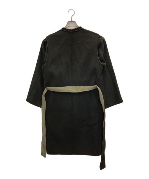 6(ROKU) BEAUTY&YOUTH（ロク ビューティーアンドユース）6(ROKU) BEAUTY&YOUTH (ロク ビューティーアンドユース) リバーベスト×ボレロコート ブラック サイズ:34の古着・服飾アイテム