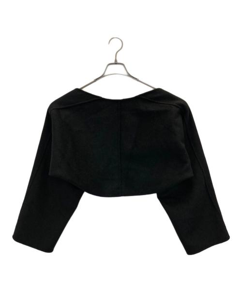 6(ROKU) BEAUTY&YOUTH（ロク ビューティーアンドユース）6(ROKU) BEAUTY&YOUTH (ロク ビューティーアンドユース) リバーベスト×ボレロコート ブラック サイズ:34の古着・服飾アイテム