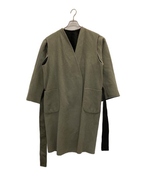 6(ROKU) BEAUTY&YOUTH（ロク ビューティーアンドユース）6(ROKU) BEAUTY&YOUTH (ロク ビューティーアンドユース) リバーベスト×ボレロコート ブラック サイズ:34の古着・服飾アイテム