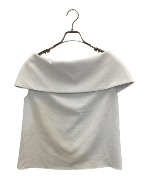 Noble（ノーブル）Noble (ノーブル) ケープブラウス ホワイト サイズ:SIZE　FREEの古着・服飾アイテム