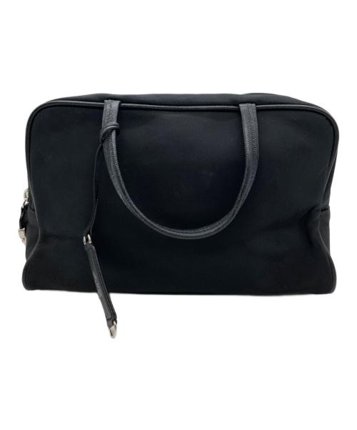 TOUT Y EST（トゥティエ）TOUT Y EST (トゥティエ) SAC LOQUET TOILE SMALL ブラックの古着・服飾アイテム