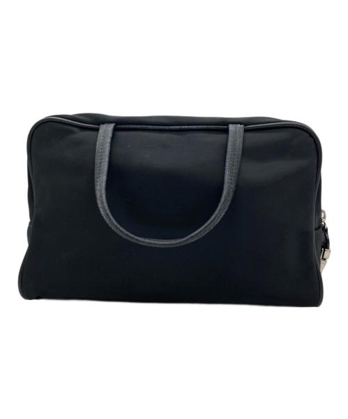 TOUT Y EST（トゥティエ）TOUT Y EST (トゥティエ) SAC LOQUET TOILE SMALL ブラックの古着・服飾アイテム