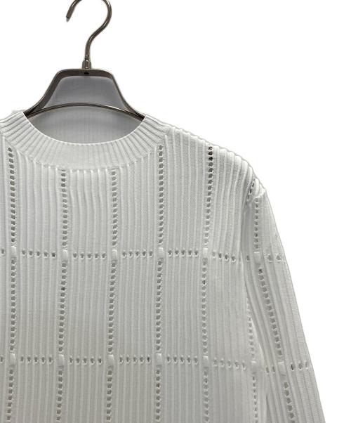 CELFORD（セルフォード）CELFORD (セルフォード) ディフォーメーションニットワンピース ホワイト サイズ:38 未使用品の古着・服飾アイテム