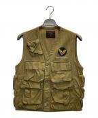ALPHAアルファ）の古着「C-1ミリタリーベスト」｜オリーブ