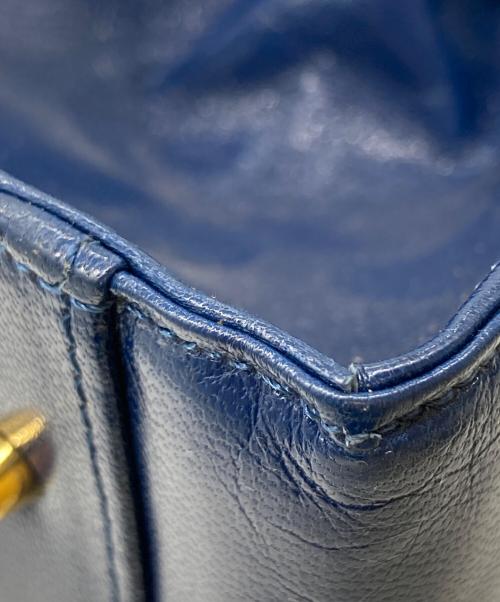 VALENTINO GARAVANI（ヴァレンティノ・ガラヴァーニ）VALENTINO GARAVANI (ヴァレンティノ・ガラヴァーニ) ハンドバッグ ブルーの古着・服飾アイテム