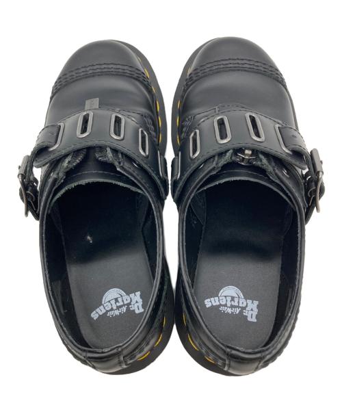 Dr.Martens（ドクターマーチン）Dr.Martens (ドクターマーチン) 4ホールベルトシューズ ブラック サイズ:UK 3の古着・服飾アイテム