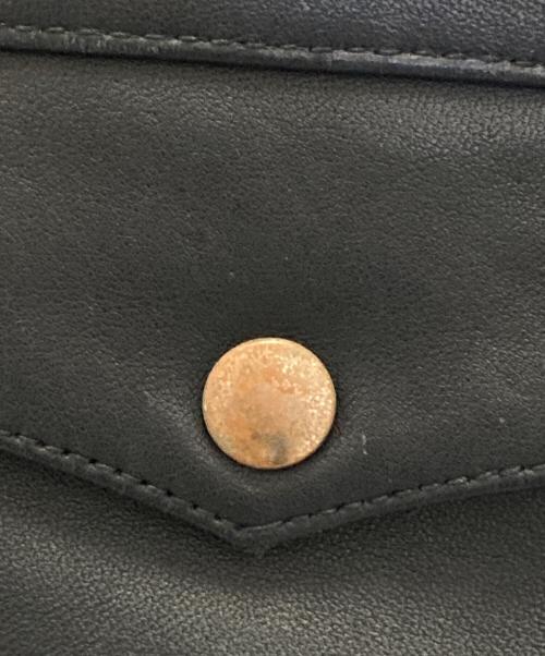 JACKROSE（ジャックローズ）JACKROSE (ジャックローズ) ラムレザーダブルライダースジャケット ダークネイビー サイズ:Lの古着・服飾アイテム