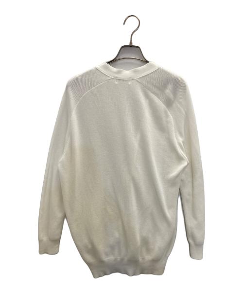 BETOUPE（ベトゥープ）BETOUPE (ベトゥープ) Vネックカーディガン ホワイト サイズ:SIZE　FREEの古着・服飾アイテム