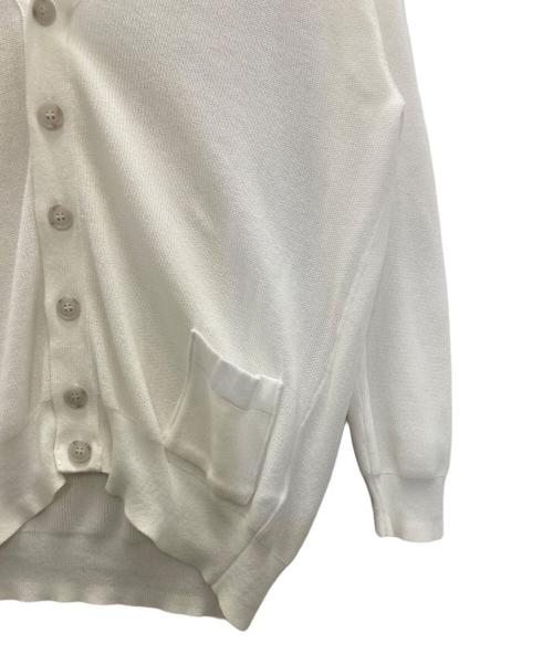 BETOUPE（ベトゥープ）BETOUPE (ベトゥープ) Vネックカーディガン ホワイト サイズ:SIZE　FREEの古着・服飾アイテム