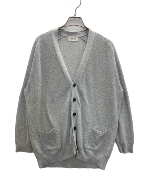 BETOUPE（ベトゥープ）BETOUPE (ベトゥープ) Vネックカーディガン グレー サイズ:SIZE　FREEの古着・服飾アイテム
