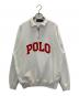 POLO SPORT（ポロスポーツ）の古着「”POLO”PRINT H/Z SWEAT」｜ホワイト