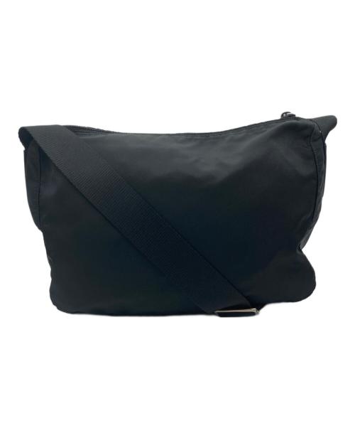 PRADA（プラダ）PRADA (プラダ) ナイロンショルダーバッグ ブラックの古着・服飾アイテム