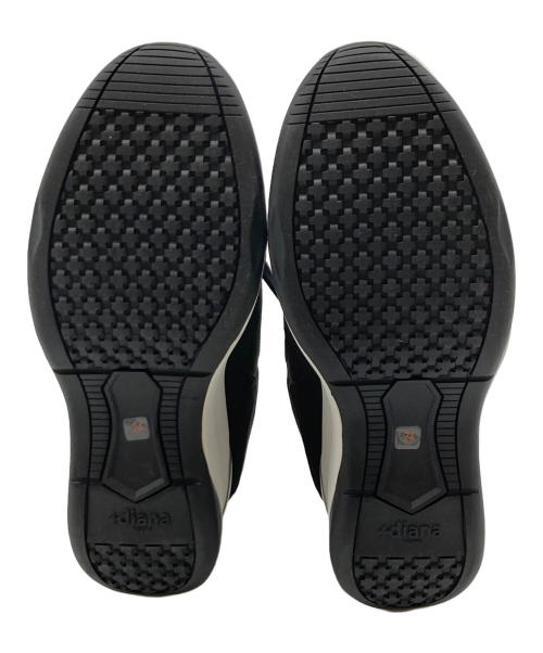 +diana tokyo（プラスダイアナ）+diana tokyo (プラスダイアナ) ウェッジソールスニーカー ブラック サイズ:24の古着・服飾アイテム