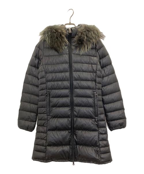 DUVETICA（デュベティカ）DUVETICA (デュベティカ) ファー付きダウンコート ブラック サイズ:40の古着・服飾アイテム