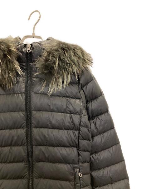 DUVETICA（デュベティカ）DUVETICA (デュベティカ) ファー付きダウンコート ブラック サイズ:40の古着・服飾アイテム