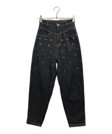 willfully（ウィルフリー）の古着「heart rivet & embroidery denim PT」｜インディゴ