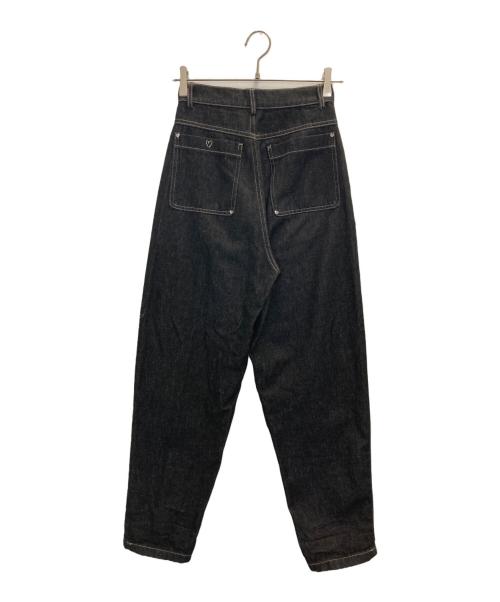 willfully（ウィルフリー）willfully (ウィルフリー) heart rivet & embroidery denim PT インディゴ サイズ:Sの古着・服飾アイテム