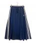 adidas（アディダス）の古着「ロング サテン スカート」｜ネイビー