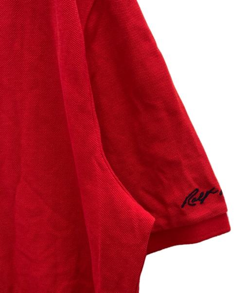POLO RALPH LAUREN（ポロ・ラルフローレン）POLO RALPH LAUREN (ポロ・ラルフローレン) Cooperstown (クーパーズタウン) ポロシャツ レッド サイズ:Mの古着・服飾アイテム