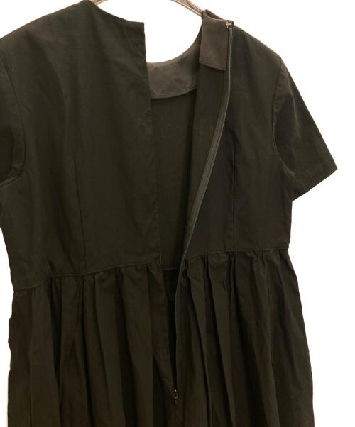 R（アール）R (アール) リネン混ワンピース ブラック サイズ:32の古着・服飾アイテム