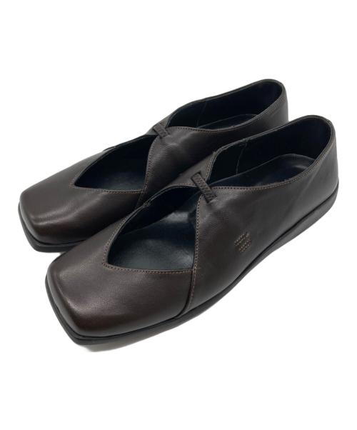 ISSEY MIYAKE（イッセイミヤケ）ISSEY MIYAKE (イッセイミヤケ) Repetto (レペット) バレエシューズ ブラウン サイズ:36の古着・服飾アイテム