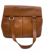 HIROFUヒロフ）の古着「レザートートバッグ」｜ブラウン