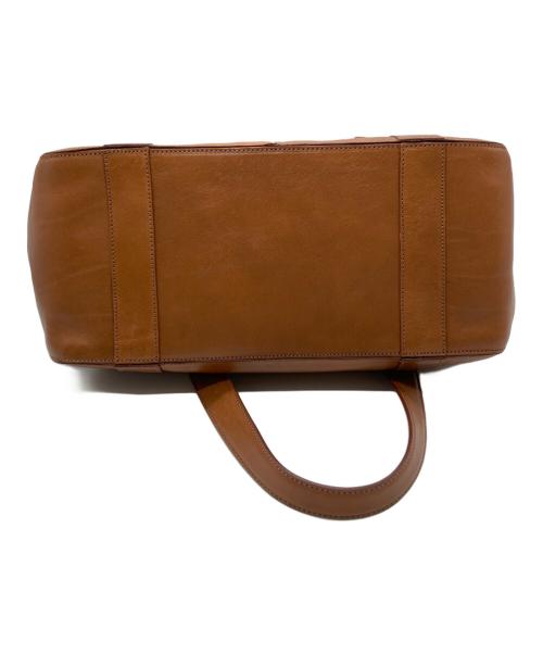 HIROFU（ヒロフ）HIROFU (ヒロフ) レザートートバッグ ブラウンの古着・服飾アイテム