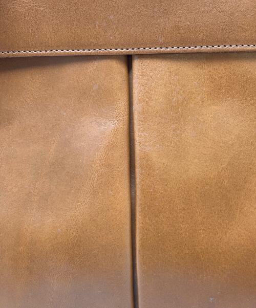 HIROFU（ヒロフ）HIROFU (ヒロフ) レザートートバッグ ブラウンの古着・服飾アイテム