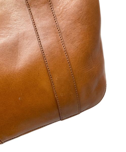 HIROFU（ヒロフ）HIROFU (ヒロフ) レザートートバッグ ブラウンの古着・服飾アイテム