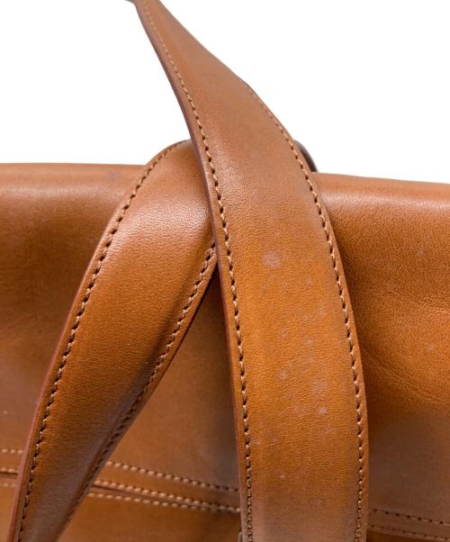 HIROFU（ヒロフ）HIROFU (ヒロフ) レザートートバッグ ブラウンの古着・服飾アイテム