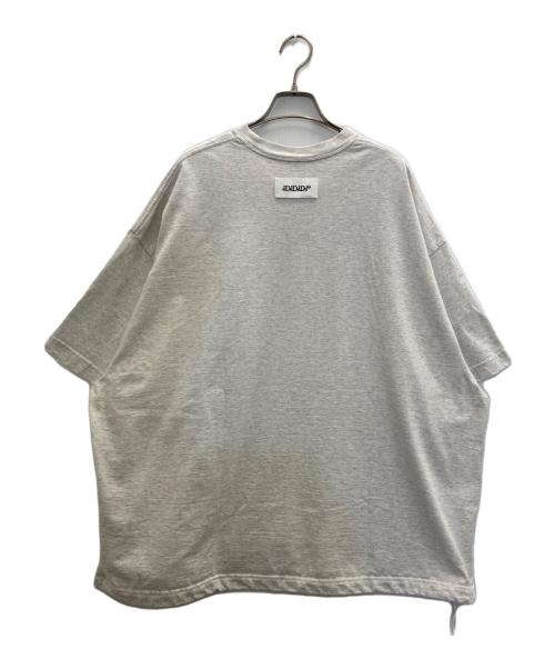 dDdDdDd（デー）dDdDdDd (デー) BIG DRAWSTRING SHORT-SLEEVE T-SHIRTS グレー サイズ:Ⅼの古着・服飾アイテム