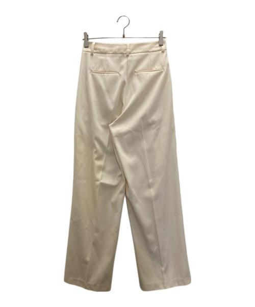 TODAYFUL（トゥデイフル）TODAYFUL (トゥデイフル) Tuck Twill Trousers アイボリー サイズ:38の古着・服飾アイテム