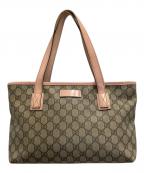 GUCCIグッチ）の古着「トートバッグ」｜ベージュ
