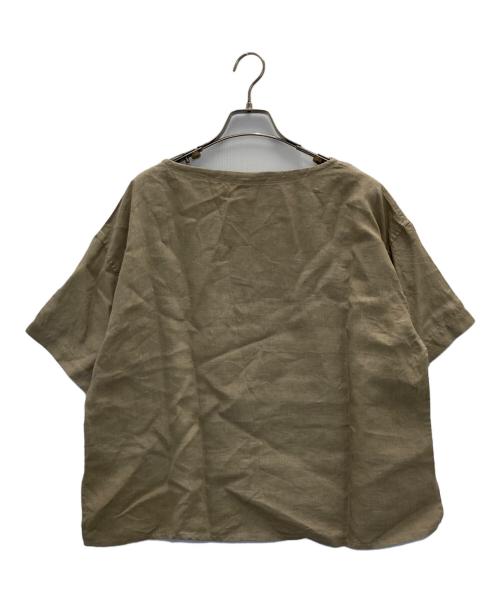 ORCIVAL（オーシバル）ORCIVAL (オーシバル) リネン プルオーバーシャツ ブラウン サイズ:1の古着・服飾アイテム