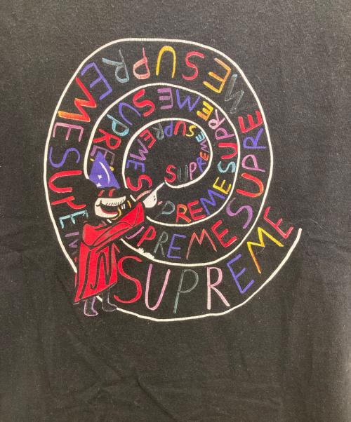 SUPREME（シュプリーム）Supreme (シュプリーム) Joe Roberts Swirl Tee ブラック サイズ:Mの古着・服飾アイテム