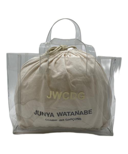 JUNYA WATANABE COMME des GARCONS（ジュンヤワタナベ コムデギャルソン）JUNYA WATANABE COMME des GARCONS ((ジュンヤワタナベ コムデギャルソン) PVCトートバッグ アイボリーの古着・服飾アイテム