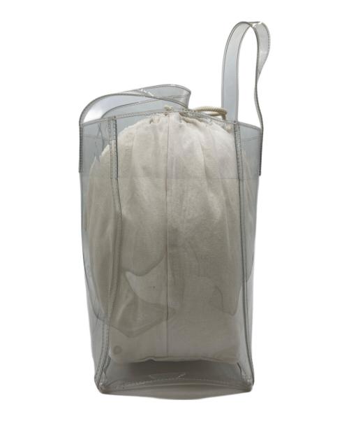 JUNYA WATANABE COMME des GARCONS（ジュンヤワタナベ コムデギャルソン）JUNYA WATANABE COMME des GARCONS ((ジュンヤワタナベ コムデギャルソン) PVCトートバッグ アイボリーの古着・服飾アイテム