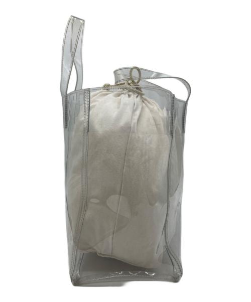 JUNYA WATANABE COMME des GARCONS（ジュンヤワタナベ コムデギャルソン）JUNYA WATANABE COMME des GARCONS ((ジュンヤワタナベ コムデギャルソン) PVCトートバッグ アイボリーの古着・服飾アイテム