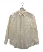MARKAWAREマーカウェア）の古着「ORGANIC GIZA TYPEWRITER COMFORT FIT SHIRT」｜アイボリー