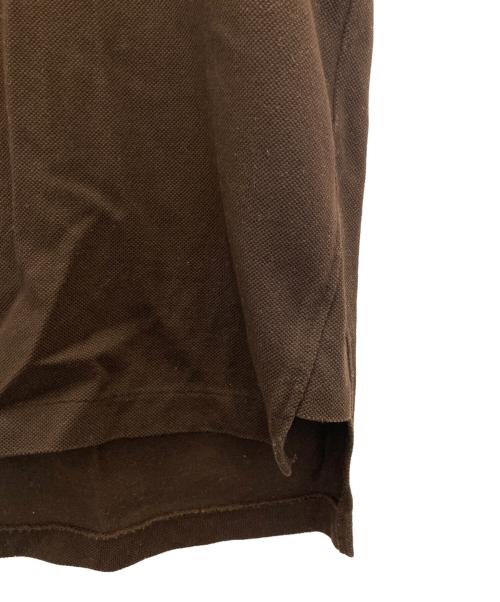 AURALEE（オーラリー）AURALEE (オーラリー) SUPER FINE COTTON SALT SHRINK PIQUE BIG POLO ブラウン サイズ:4の古着・服飾アイテム