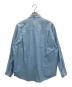 AURALEE (オーラリー) WASHED FINX TWILL BIG SHIRT（ ウォッシュド フィンクス ツイル ビッグシャツ） ブルー サイズ:4：22000円